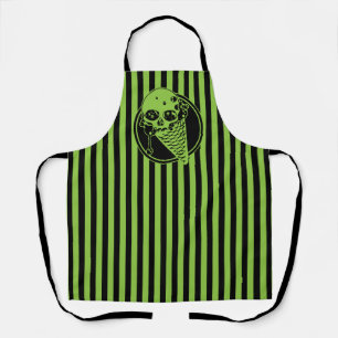 Delantal Green Poison Ice Cream Cone Apron