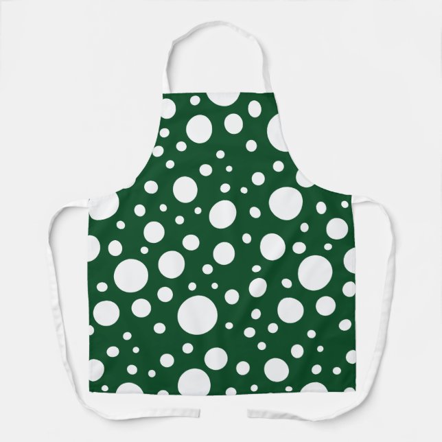 Delantal Green Spots Apron (Anverso)