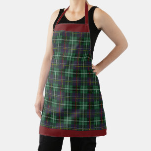 Delantal Green Tartan Plaid Apron