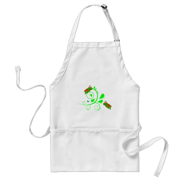 Delantal Green Turtles Kitchen Apron (Frente)