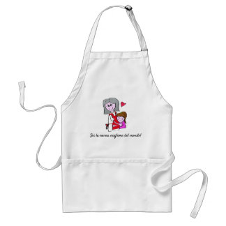 Delantal Grembiule da cucina Nonna migliore del mondo