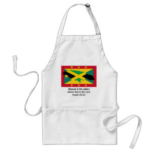 Delantal GRENADA JAMAICA APRON Bendice Escritura Nacional