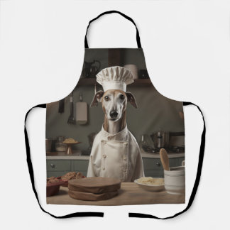 Delantal Greyhound Dog Chef
