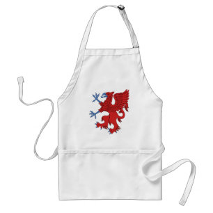 Delantal Griffin Rampant Gules