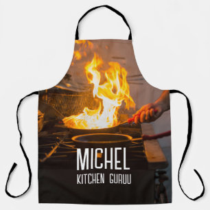 Delantal Grill, Bake, Slay - Personalizado Chef Apron con f