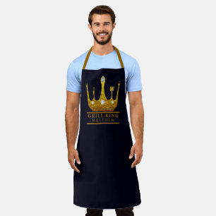 Delantal Grill King BBQ Crown Haz que tus propios hombres s