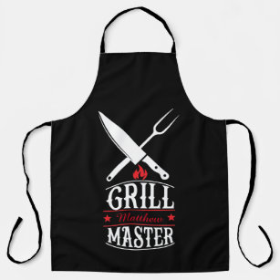 Delantal Grill Master Barbeque BBQ Personalizado