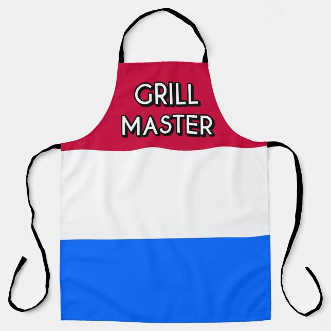 Delantal Grill Master BBQ (Anverso)
