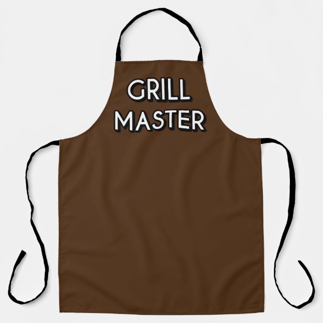 Delantal Grill Master BBQ (Anverso)
