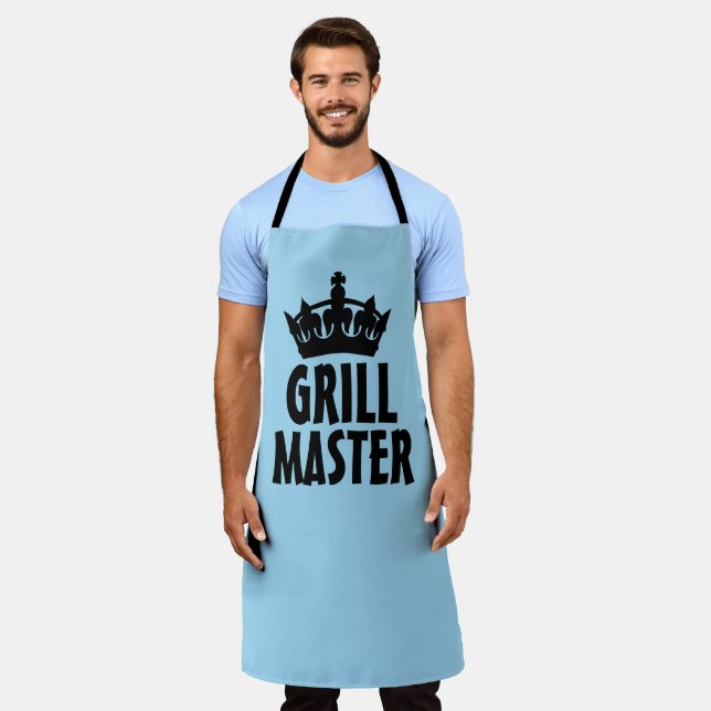 DELANTAL GRILL MASTER DAD FATHER'S DAY FUNNY APRON (Gastado)