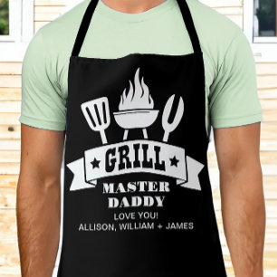 Delantal Grill Master Daddy Black