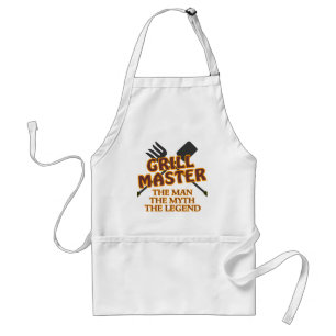 DELANTAL  GRILL MASTER - EL HOMBRE EL MITO LA LEYENDA