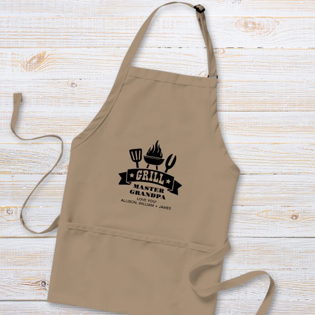Delantal Grill Master Grandpa (Subido por el creador)
