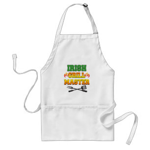 Delantal Grill Master irlandés