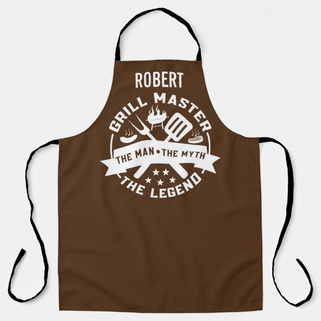Delantal Grill Master The Legend (Anverso)