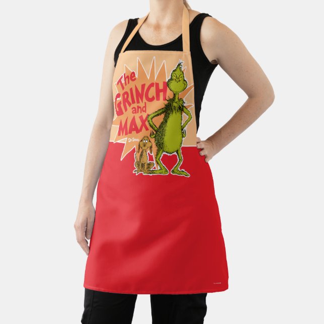 Delantal Grinch | Grinch y Max Starburst (in situ)