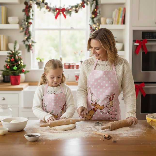 Delantal Grinch | Max & Cindy Lou Who (Subido por el creador)