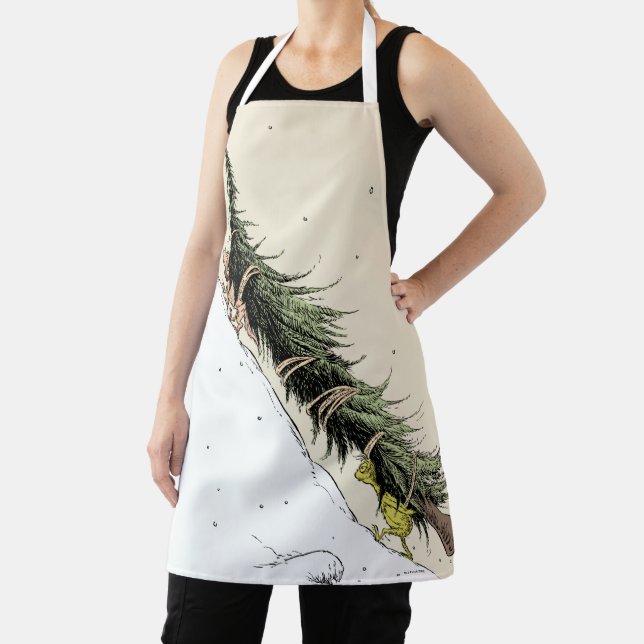 Delantal Grinch & Max Return the Christmas Tree (in situ)