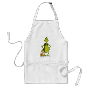 Delantal Grinch   Max y postura de Grinch