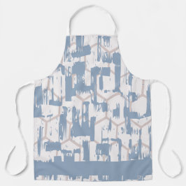 Delantal Gris Azul