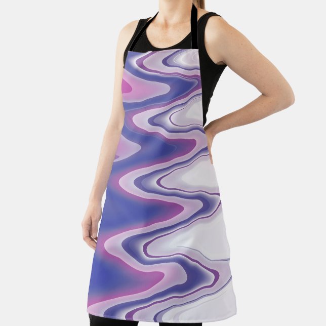 Delantal Gris azul de Fuchsia (in situ)