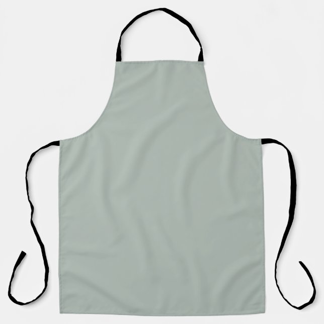 Delantal gris ceniza (color sólido) (Anverso)