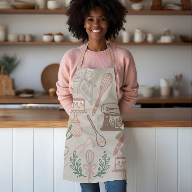 Delantal Gris utensilio de hormigón y cocina (Fun Baking & Cooking Utensil Grey Apron)