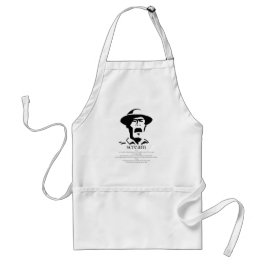 Delantal gritando a un hombre con definición