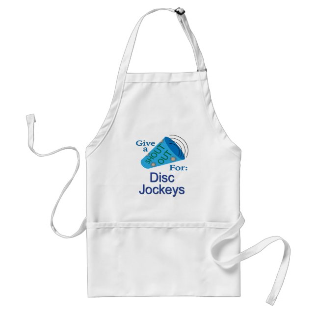 Delantal Gritar para los Jockeys de disco (Frente)