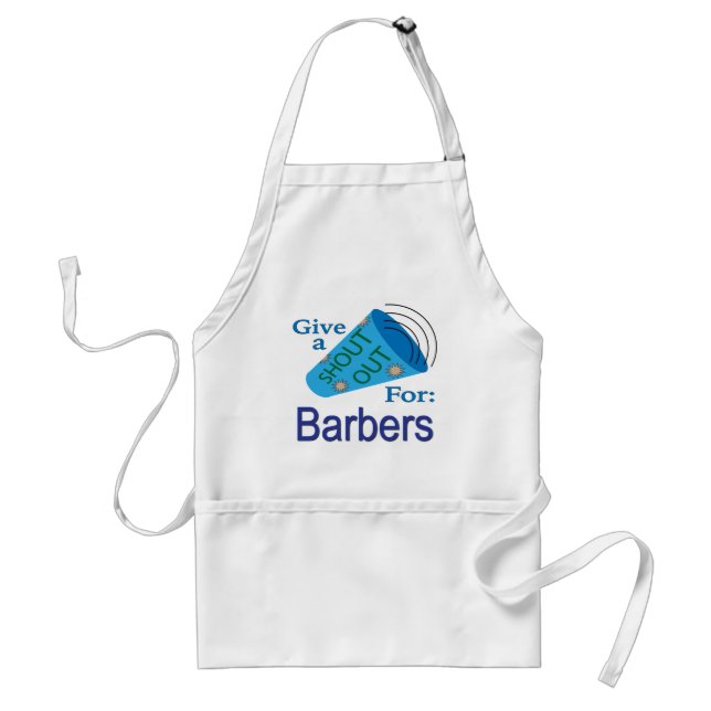 Delantal Gritos para los barberos (Frente)