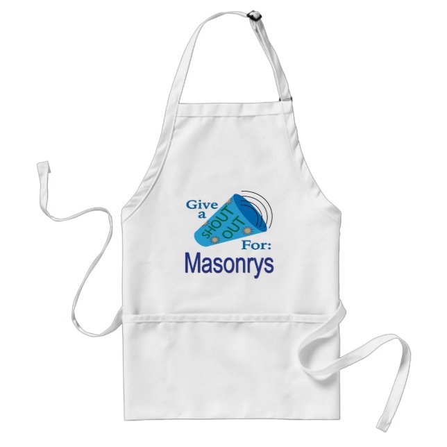 Delantal Gritos para Masonrys (Frente)