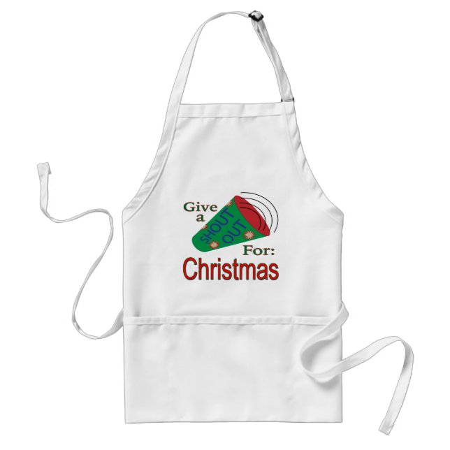 Delantal Gritos para Navidades (Frente)
