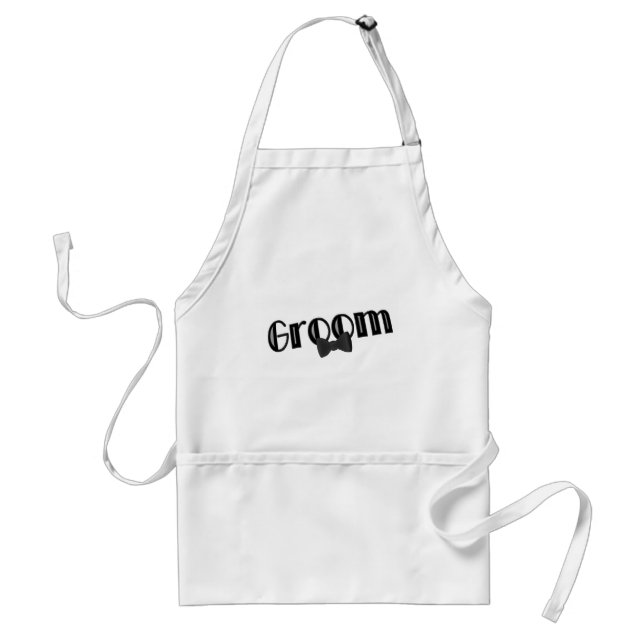 Delantal Groom Boda Kitchen Barbecue Apron (Frente)