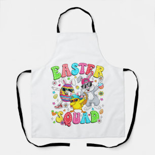 Delantal Groovy Conejo Divertido Huevo Pollito Pascua Equip