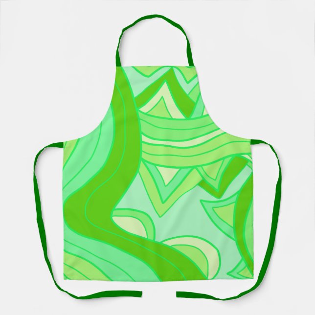 Delantal Groovy Greens (Anverso)