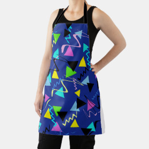 Delantal Groovy Neon Vibes de los años 80 #decoración #arte