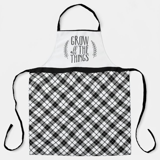 Delantal Grow All Things Funny Gardener's (Anverso)