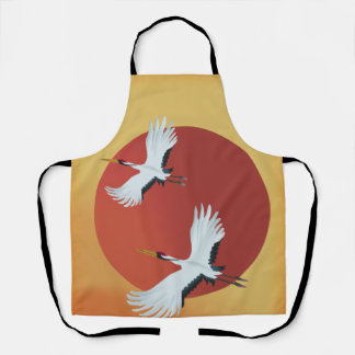 Delantal Grullas japonesas