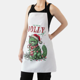 Delantal Grumpy Holiday Cat