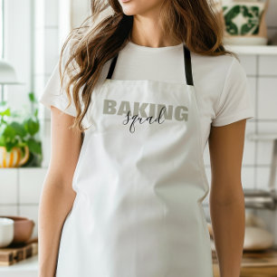 Delantal Grupo de Texto Simple de Baking Squad