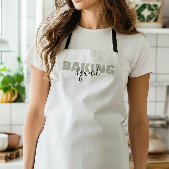 Delantal Grupo de Texto Simple de Baking Squad (Subido por el creador)