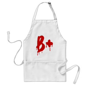 Delantal Grupo sanguíneo B+ Positivo #Horror Hospital