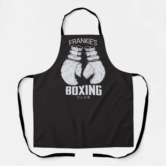 Delantal Guantes de boxeador de boxeo personalizado (Anverso)