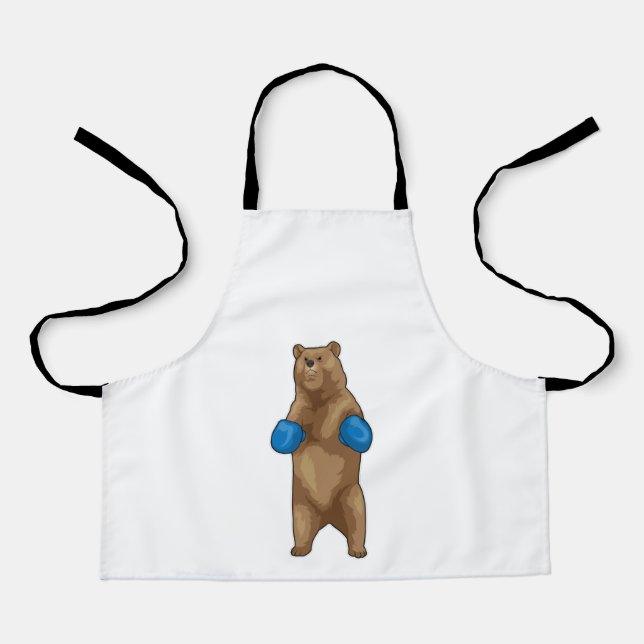 Delantal Guantes de boxeo de oso (Anverso)