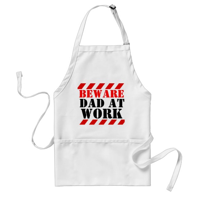 Delantal GUÁRDESE del papá en los cocineros gráficos del (Frente)