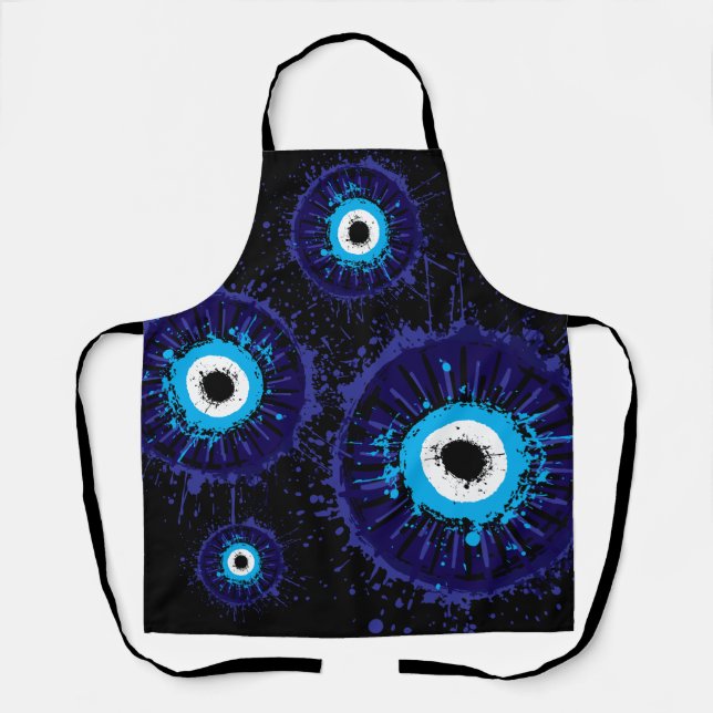 Delantal 🧿 Guardián de Cocina Ojo Malo (Anverso)