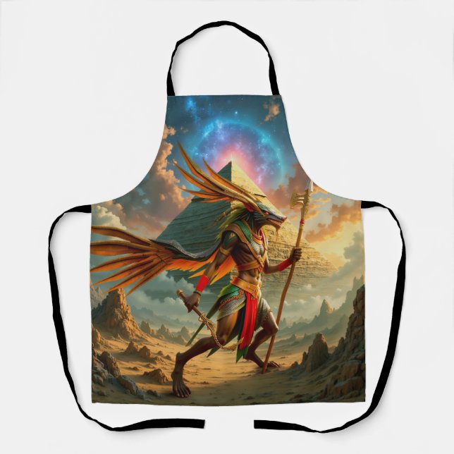 Delantal Guardián de la Puerta Celestial – Anubis (Anverso)