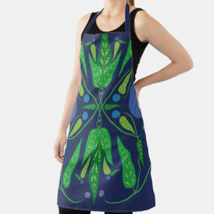 Delantal Guardián Del Apron Grande De Blueberries