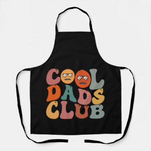 Delantal Guay Dads Club Dad Día del Padre Retro Groovy