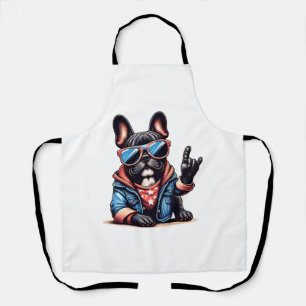 Delantal Guay Dogzz un fresco bulldog francés con gafas de